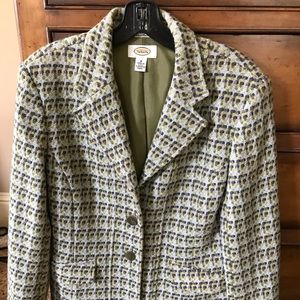 Talbots tweed jacket size 8